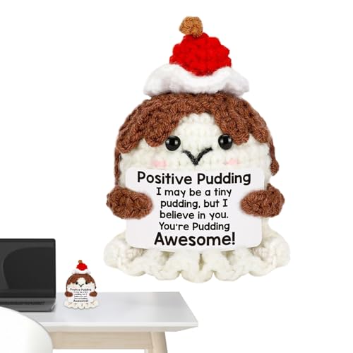 Positive Häkelnadel, emotionale Unterstützung, Häkelpudding, Pudding-Spielzeug, von mit Sorgfalt, diese Wollkreation ist weich und bequem Positive Häkelnadel, emotionale Unterstützung, Häkelpudding, Pudding-Spielzeug, von mit Sorgfalt, diese Wollkreation ist weich und bequem von Generic