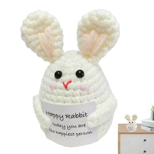 Positive Häkelpuppe – positive Häkelfrucht, Plüschspielzeug zur emotionalen Unterstützung | Zwiebel Blaubeere animiert gestrickte Puppe mit Cartoon-Muster, lustiger süßer Jug von Generic