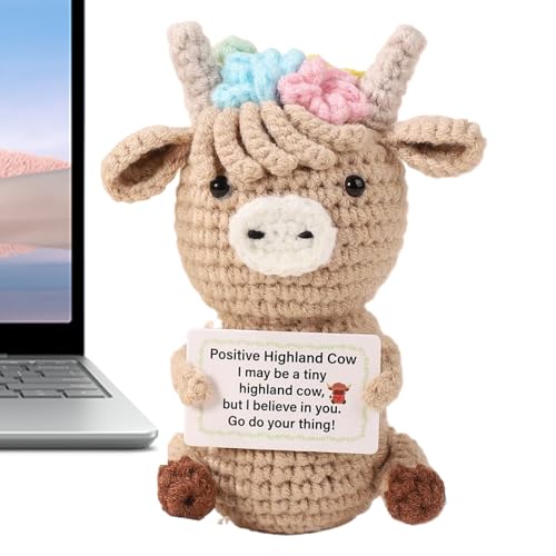 Positive Häkeltiere - Anfängerfreundlicher Häkelkit, inspirierende Tiermuster | Amigurumi Set Kinder Erwachsene, weich von Generic