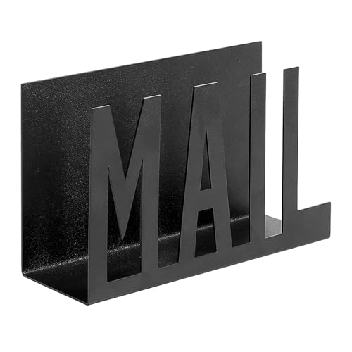 Post-Organizer - Moderner Desktop Mail Organizer, Sleek Metal Mail Sorter | Minimalistische Briefablage, Schreibtisch-Briefablage für Büro, kompakte Post-Speicherlösung und von Generic