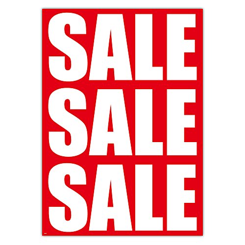 Preisschilder Schilder Plakate 10 Stück "Sale Reihe" DIN A3 29,7 x 42,0 cm für Räumungsverkauf/ohne Rahmen Preisschilder Schilder Plakate 10 Stück "Sale Reihe" DIN A3 29,7 x 42,0 cm für Räumungsverkauf/ohne Rahmen von Generic