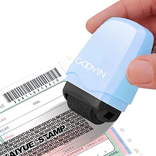 Privacy Label-Stempel – Privacy Rubber Seal Seal Stamp Kit | Professioneller Stempel zum einfachen Beschriften sensibler Informationen, inkl von Generic