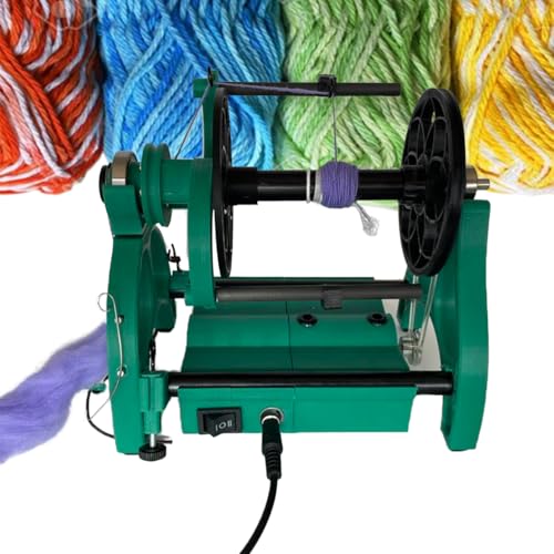 Professionelles elektrisches Spinnrad Elektrischer Garnspinner, 800 U/min Spinnrad für Wolle, 12 V elektrische Wickelmaschine, einstellbare Geschwindigkeit, mit Schwungradarm und 4 Kugellage Professionelles elektrisches Spinnrad Elektrischer Garnspinner, 800 U/min Spinnrad für Wolle, 12 V elektrische Wickelmaschine, einstellbare Geschwindigkeit, mit Schwungradarm und 4 Kugellage von Generic
