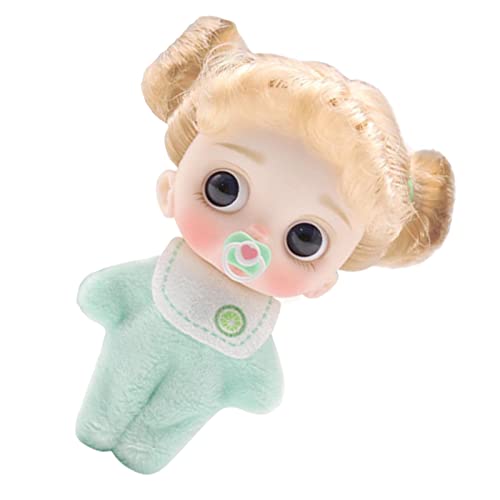 Puppen Modell Kleinkind, Niedlich, abwaschbar, E?koll Puppe mit ?yrem Muster, niedliche Girl Doll Modell, lustige niedliche Macaron Color Minipuppe, mit Kleidung R ??????????????????????????? von Generic