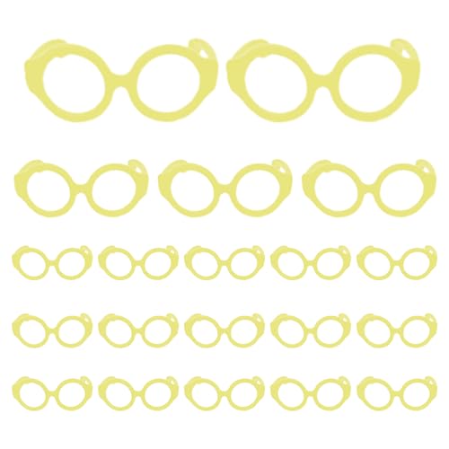 Puppenbrille | Linsenlose Puppe Dress-up Brille, 20 Prozent kleine Brillen, Puppen-Brillen für 7-12 Zoll Puppe, Puppenkostümzubehör, Puppenbekleidungsrequisiten Puppenbrille | Linsenlose Puppe Dress-up Brille, 20 Prozent kleine Brillen, Puppen-Brillen für 7-12 Zoll Puppe, Puppenkostümzubehör, Puppenbekleidungsrequisiten von Generic