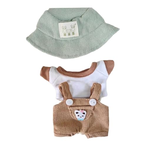 Puppenkleidung aus Plüsch, Puppenkleidung für 15–17 cm große Puppen, Foto-Requisiten, Kostüme, Anziehsachen, modische, süße Kleidung für Kuscheltiere, Grüner Hut Puppenkleidung aus Plüsch, Puppenkleidung für 15–17 cm große Puppen, Foto-Requisiten, Kostüme, Anziehsachen, modische, süße Kleidung für Kuscheltiere, Grüner Hut von Generic