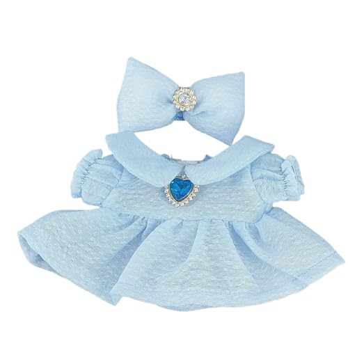 Puppenzubehör-Kleidung: 17 cm große Puppe trägt einen Rock im Designstil Tne636 (Blue, 17cm) von Generic