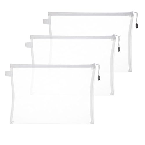 Puzzle -Aufbewahrungsbeutel - extra großer Nylon -Reißverschlussbeutel, Puzzle -Organisatoren und Speicher | Mehrzweckbeutel für Schulmaterial, Spiele und Rätsel, 3PCS -Set von Generic