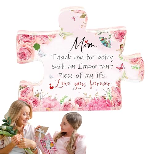 Puzzle Block Mama | Dekoratives Puzzle aus Acryl für Mama – kreative Tischdekoration, Partyzubehör, Hausdekoration für Geburtstag, Kaminregal Puzzle Block Mama | Dekoratives Puzzle aus Acryl für Mama – kreative Tischdekoration, Partyzubehör, Hausdekoration für Geburtstag, Kaminregal von Generic