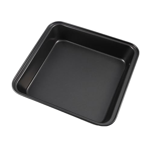 Quadratische Backplatte – Antihaft-Backblech aus Karbonstahl | langlebige Backplatte für Kekse und Kuchen, spülmaschinenfest, zum Backen Quadratische Backplatte – Antihaft-Backblech aus Karbonstahl | langlebige Backplatte für Kekse und Kuchen, spülmaschinenfest, zum Backen von Generic