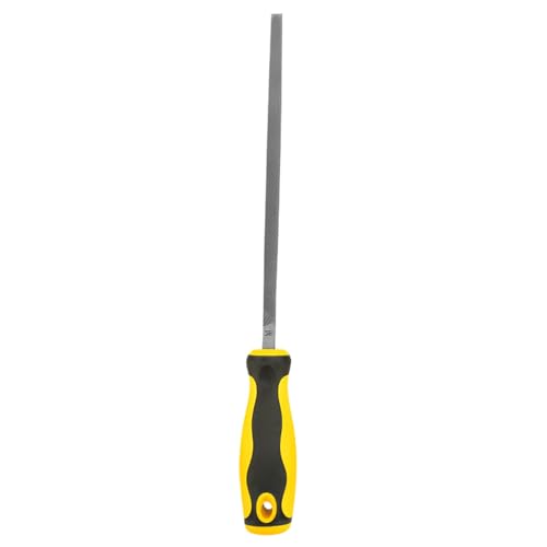 Quadratische Feilfeile, Metallfeile – Hochfeste Handfeile | Vierseitige Holzfeile, Handfeile mit ergonomischem Griff für Holz- und Metallbearbeitung von Generic