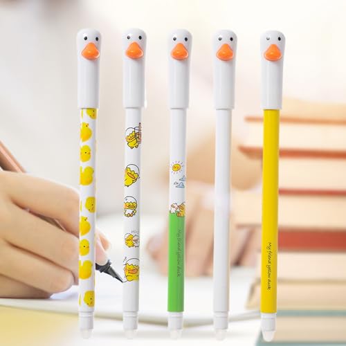 Radierbare Kugelschreiber – niedliches Schreibwaren, wärmeempfindliche, radierbare Tinte | radierbare Geltinte für und Erwachsene, Schulbedarf von Generic