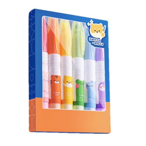Radiergummi Highlighter - duel - -Marker, glattes Schreibstift | Doppelendlöschbarer Highlighter, helle Farbtinte, Präzisionsmarkierungswerkzeug, vielseitige Studienhilfe, Schnellrohr-Hervorhebung Radiergummi Highlighter - duel - -Marker, glattes Schreibstift | Doppelendlöschbarer Highlighter, helle Farbtinte, Präzisionsmarkierungswerkzeug, vielseitige Studienhilfe, Schnellrohr-Hervorhebung von Generic
