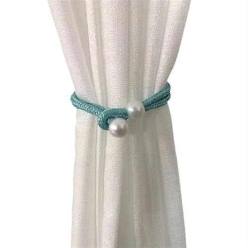 Raffhalter für Vorhänge, Seil, 1 Stück, Perlenschnalle, Vorhangclip, verstellbar, ausziehbares Seil, Raffhalter für Vorhänge zur Dekoration (1) von Generic