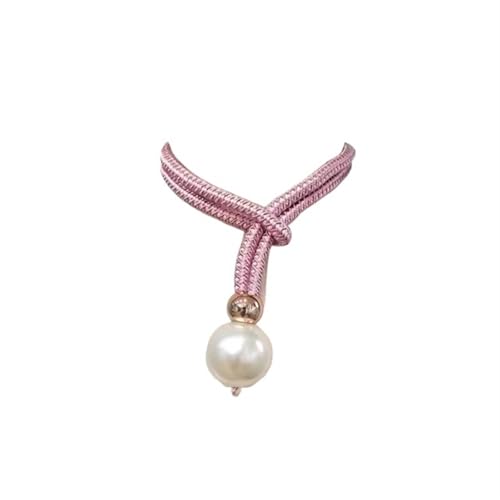 Raffhalter für Vorhänge, Seil, verstellbar, Perlenvorhang-Raffhalter, Perlenvorhang-Zubehör, kreative Haushaltsschnalle, Bindeseil (Pink) von Generic