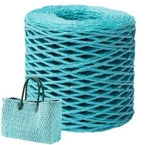 Raffia-Garn - Matte Textur Raffiaband zum Häkeln und Stricken | Naturfarbene Papierbänder für Projekte, Strandtaschen, Hüte, Spielzeugbasteln, umweltfreundliche Bastelmaterialien Raffia-Garn - Matte Textur Raffiaband zum Häkeln und Stricken | Naturfarbene Papierbänder für Projekte, Strandtaschen, Hüte, Spielzeugbasteln, umweltfreundliche Bastelmaterialien von Generic