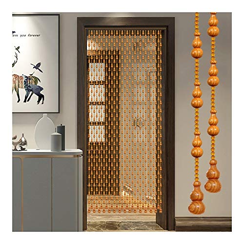 Raumteiler Hängend Paravent, Hängender Raumteiler aus Holzperlen, Tür-Perlenvorhänge zur Heimdekoration für Türöffnungen, Fenster, Raumteiler, stanzfreie Installation, 2 Farben Raumteiler Hängend Paravent, Hängender Raumteiler aus Holzperlen, Tür-Perlenvorhänge zur Heimdekoration für Türöffnungen, Fenster, Raumteiler, stanzfreie Installation, 2 Farben von Generic