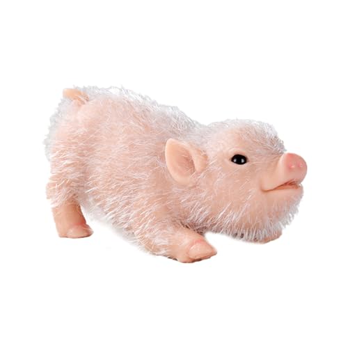 Realistische Silikonschweine, komplette Silikonschweinpuppen, niedliche Ferkel, Spielzeug, weiche Reborn-Tierfiguren, Miniatur-Zimmerdekoration für Kinder M Realistische Silikonschweine, komplette Silikonschweinpuppen, niedliche Ferkel, Spielzeug, weiche Reborn-Tierfiguren, Miniatur-Zimmerdekoration für Kinder M von Generic