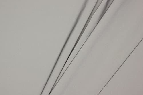 Reflektierender Effektstoff Wasserdichter Polyester Reflexions Stoff Meterware 1.4m Breite, Silber von Generic