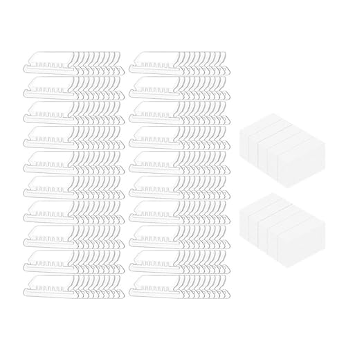 Registerkarten für Dateiordner, Löschen von Registerkarten von Dateiordnern, 100 Registerkarten für Dateiordner, transparente Registerkarten mit Briefpapier für Rap-Identifikation von Generic
