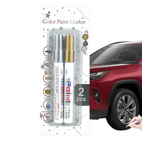 Reifen-Lackstift, Autolackstift, tragbares automatisches Malstift-Set, langlebige Ausbesserungsausrüstung, multifunktionales Werkzeug Reifen-Lackstift, Autolackstift, tragbares automatisches Malstift-Set, langlebige Ausbesserungsausrüstung, multifunktionales Werkzeug von Generic