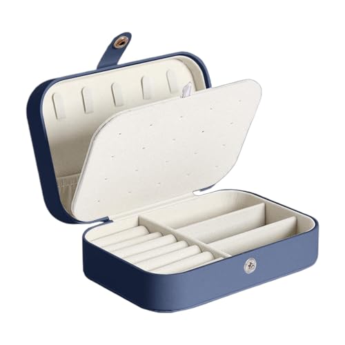 Reise-Schmucketui – Reise-Schmucketui, Reise-Schmuckschatulle, Schmuck-Organizer für Frauen, Mädchen, Reise-Schmuckbox, Aufbewahrungsbox für Ohrringe Reise-Schmucketui – Reise-Schmucketui, Reise-Schmuckschatulle, Schmuck-Organizer für Frauen, Mädchen, Reise-Schmuckbox, Aufbewahrungsbox für Ohrringe von Generic