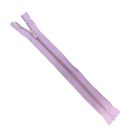 Reißverschlüsse zum Nähen – Nylon-Reißverschlüsse mit geschlossenem Ende, ideal für Hosen, Hosen, Röcke, Näharbeiten, Reparaturen von Kleidung (Lavendar) von Generic