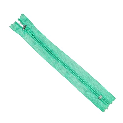 Reißverschlüsse zum Nähen – Nylon-Reißverschlüsse mit geschlossenem Ende, ideal für Hosen, Hosen, Röcke, Näharbeiten, Reparaturen von Kleidung (Türkis) von Generic