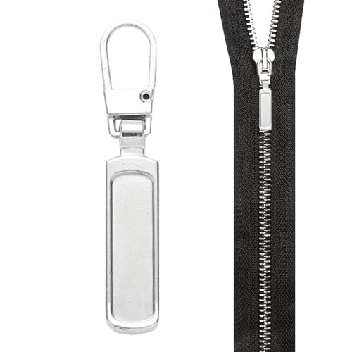 Reißverschlusszieher-Laschen 1/5: Reißverschlussschieber, Reißverschluss-Erweiterung | Instant Zipper-Austausch-Schieber, Ersatz des Reißverschlussschiebergriffs, Anordnung von Generic