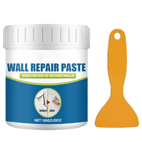 Reparaturpaste für die Wand – Wand-Reparatur-Set für Trockenmauer von Filler für die Wand | Wandfüller für Trockenbaureparatur-Set, Par Spachtelmasse von Generic