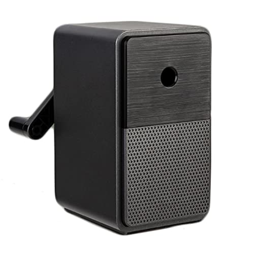 Retro-Audio-Bleistiftspitzer | Einfacher Bleistiftspitzer für das Studentenbüro | Automatische Stifteingabe und selbstbrechender Kern | Braune 5-Gang-Einstellung Retro-Audio-Bleistiftspitzer | Einfacher Bleistiftspitzer für das Studentenbüro | Automatische Stifteingabe und selbstbrechender Kern | Braune 5-Gang-Einstellung von Generic