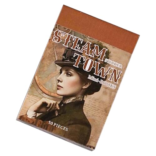 Retro-Aufkleber für Journaling, Stickerbuch zum Basteln | Kreative dekorative Journalaufkleber | Tragbares Stickerbuch, ästhetische Bastelaufkleber für Planer, Notizbücher, Handyhüllen Retro-Aufkleber für Journaling, Stickerbuch zum Basteln | Kreative dekorative Journalaufkleber | Tragbares Stickerbuch, ästhetische Bastelaufkleber für Planer, Notizbücher, Handyhüllen von Generic