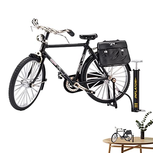 Retro Fahrrad Maßstabsmodell - Metall-Fahrradskulptur, Ornament Für Fahrradmodelle | Realistisches Und Robustes Fahrrad Modell Mit Aufblaser, Tischdekoration, Na Ornament Retro Fahrrad Maßstabsmodell - Metall-Fahrradskulptur, Ornament Für Fahrradmodelle | Realistisches Und Robustes Fahrrad Modell Mit Aufblaser, Tischdekoration, Na Ornament von Generic