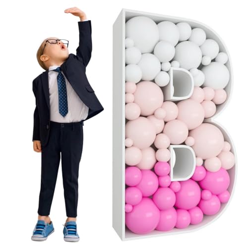 Riesiger 5,2-Zoll-Mosaik-Buchstabenrahmen für Luftballons, perfekt für Partys und Verlobungsfeiern Riesiger 5,2-Zoll-Mosaik-Buchstabenrahmen für Luftballons, perfekt für Partys und Verlobungsfeiern von Generic