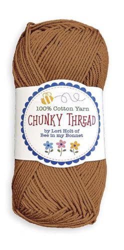 Riley Blake grobes Garn-Sortiment von Lori Holt of Bee in My Bonnet – hochwertige 50-g-Knäuel in leuchtenden Farben zum Häkeln, Stricken, Basteln und DIY-Projekte (New Penny) von Generic