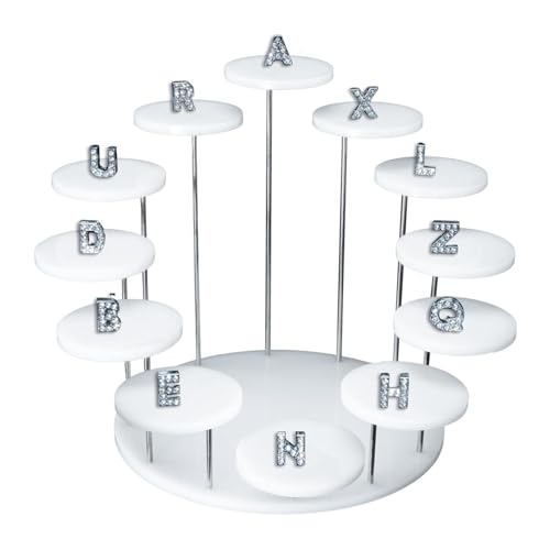 Ringständer aus Acryl, mehrschichtig, Schmuckständer für Ohrringe, 3/12 Schichten, Organizer für Schmucksteine Vitrine, Aufbewahrungsregal für Actionfigur M von Generic
