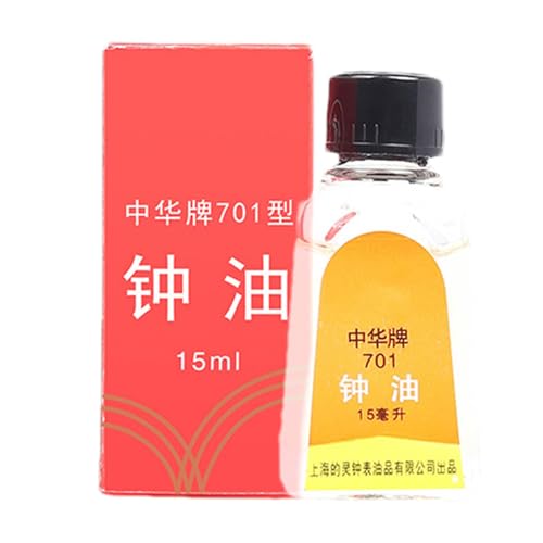 Rollenöl, Lageröl | 15 ml professionelles synthetisches Schmieröl - Präzisionsinstrumentenöl für Uhren, Messgeräte, Mikrometer und andere Präzisionsinstrumente Rollenöl, Lageröl | 15 ml professionelles synthetisches Schmieröl - Präzisionsinstrumentenöl für Uhren, Messgeräte, Mikrometer und andere Präzisionsinstrumente von Generic