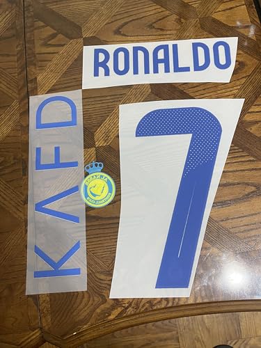 Ronaldo Nameset Arabisches Team mit Namenset, Sponsor und Teamschild für Herren-T-Shirt von Generic