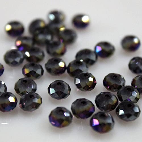 Rondelle-Perlen, facettierte Kristallperlen, Glasperlen, lose Abstandshalter, runde Perlen für Schmuckherstellung, 2 mm, 170 Stück Rondelle-Perlen, facettierte Kristallperlen, Glasperlen, lose Abstandshalter, runde Perlen für Schmuckherstellung, 2 mm, 170 Stück von Generic