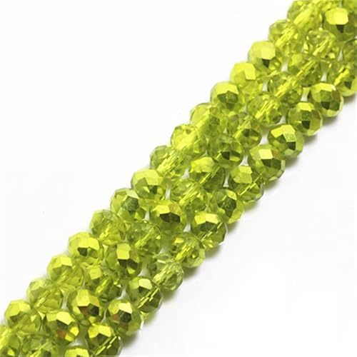 Rondelle-Perlen, facettierte Kristallperlen, Glasperlen, lose Abstandshalter, runde Perlen für Schmuckherstellung, 2 mm, 4 mm, 120 Stück Rondelle-Perlen, facettierte Kristallperlen, Glasperlen, lose Abstandshalter, runde Perlen für Schmuckherstellung, 2 mm, 4 mm, 120 Stück von Generic