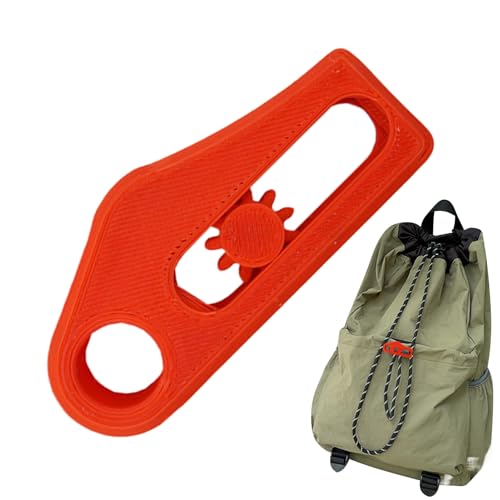 Rope Tracher - Knopfwerkzeug | Zeltschnur Paracord Spanner | Tasthärter für Riemenscheiben und feste Bekleidungslinien | Camping Zubehör Hiking Gear Regler Multifunktional für Backpacking Tarps von Generic