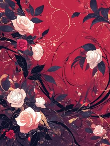 Rose Diamond Painting Erwachsene 65x80cm Diamond Painting Klein Bastelset Kinder ab 6 jahre Diamant Malerei Blume Diamanten Malen Nach Zahlen Crystal Cross Stickerei Malerei Kits für Geschenke z52-t Rose Diamond Painting Erwachsene 65x80cm Diamond Painting Klein Bastelset Kinder ab 6 jahre Diamant Malerei Blume Diamanten Malen Nach Zahlen Crystal Cross Stickerei Malerei Kits für Geschenke z52-t von Generic