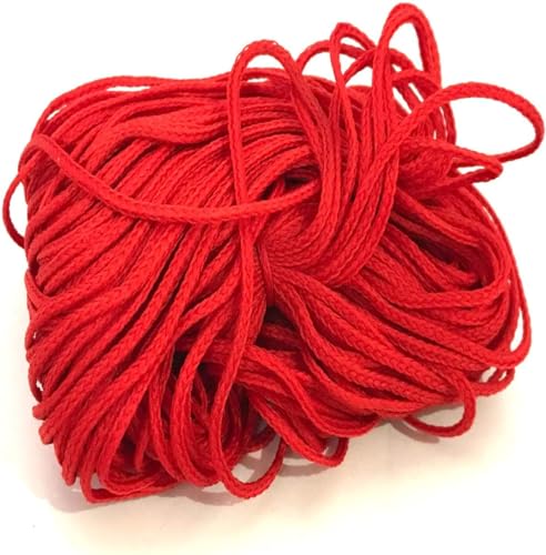 Rotes Baumwollgarn, Lal Dhaga, religiös, Raksha Sutra, Nazar Dhaga, Schutz vor bösen Blicken, religiöses rotes Baumwollgarn, Packung 1 (12 m) von Generic