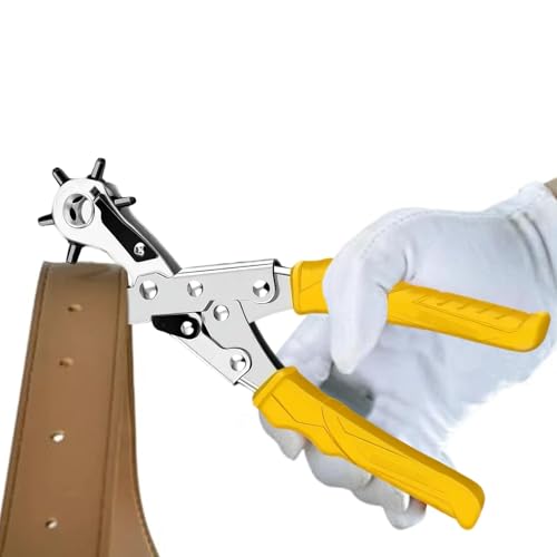 Rotierende Lochzangen, Stanzwerkzeuge für Lederwaren, robuste Rotationslochzange, professionelle Stanzwerkzeuge, 6 Größen, arbeitssparend Rotierende Lochzangen, Stanzwerkzeuge für Lederwaren, robuste Rotationslochzange, professionelle Stanzwerkzeuge, 6 Größen, arbeitssparend von Generic
