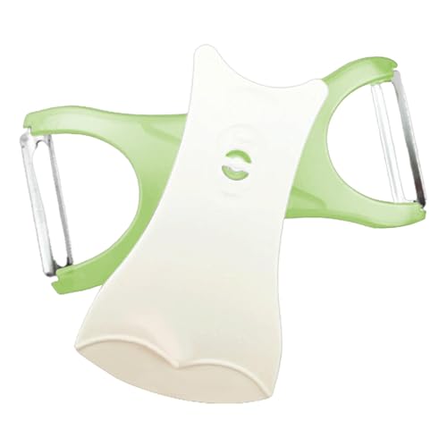 Rotierender - und Gemüseschäler, 2-in-1-Schäler, multifunktionaler Edelstahlschäler mit rotierender , sicheres Schälwerkzeug, rutschfester Griff für Gurke Rotierender - und Gemüseschäler, 2-in-1-Schäler, multifunktionaler Edelstahlschäler mit rotierender , sicheres Schälwerkzeug, rutschfester Griff für Gurke von Generic
