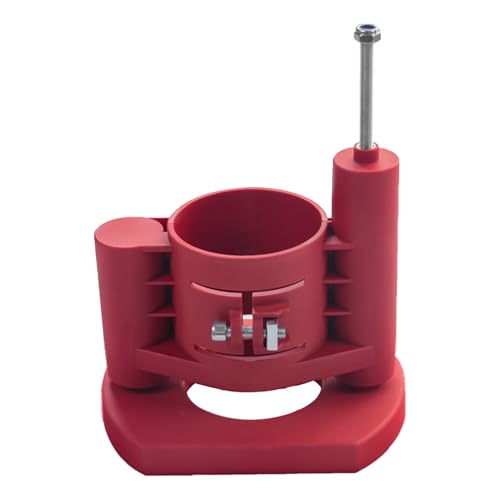 Router Lift, Holzbearbeitungswerkzeuge mit Edelstahllagern für Holzbearbeitung Router Tischetisch -Einsatzplatte für Holzbearbeitung 63,8 Bis 65,5 Mm Durchmesser (BLACK) von Generic