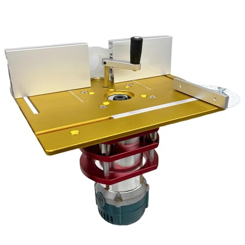 Router-Tisch, Lift für Routertisch, Router-Hebe-Set aus Aluminiumlegierung, Holzbearbeitungswerkzeuge mit klarer Skala Router-Tisch, Lift für Routertisch, Router-Hebe-Set aus Aluminiumlegierung, Holzbearbeitungswerkzeuge mit klarer Skala von Generic