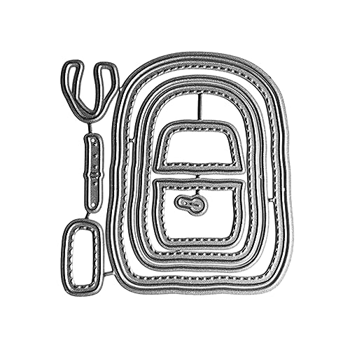 Rucksack Box Metall Stanzformen Scrapbooking Schablone Stanzen Kartenprägung DIY Fotoalbum Vorlage Form Dekoration Rucksack Box Metall Stanzformen Scrapbooking Schablone Stanzen Kartenprägung DIY Fotoalbum Vorlage Form Dekoration von Generic