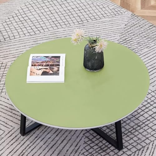 Rund Abwischbar Tischauflage Kunstleder Tischdecke - Wasserdicht Durable PVC Tischdecke, Abwaschbar Schmutzabweisend Pflegeleicht Farbe & Größe Wählbar, 40 cm Durchmesser, Grün C Rund Abwischbar Tischauflage Kunstleder Tischdecke - Wasserdicht Durable PVC Tischdecke, Abwaschbar Schmutzabweisend Pflegeleicht Farbe & Größe Wählbar, 40 cm Durchmesser, Grün C von Generic