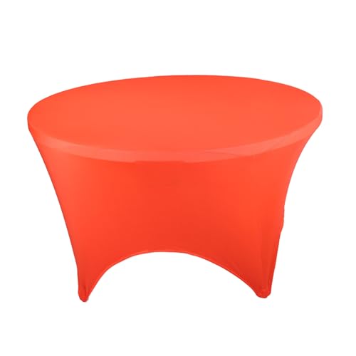 Runde Tischdecke mit Vier Eckgummibändern für sicheren, universellen Sitz auf großen runden (G, One Size) von Generic